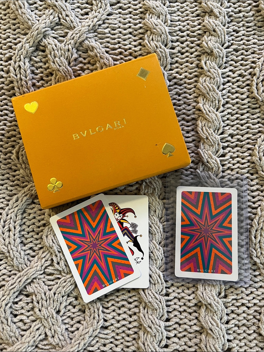 Bvlgari Playing Card - Single